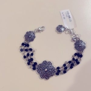 Rare Retired Brighton Queen Ann Lace Bracelet